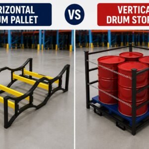 Drum Storage Pallet Stacking System | Industrial Warehouse Solution