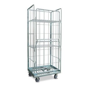 4 Side Cage Trolley | Industrial Material Handling
