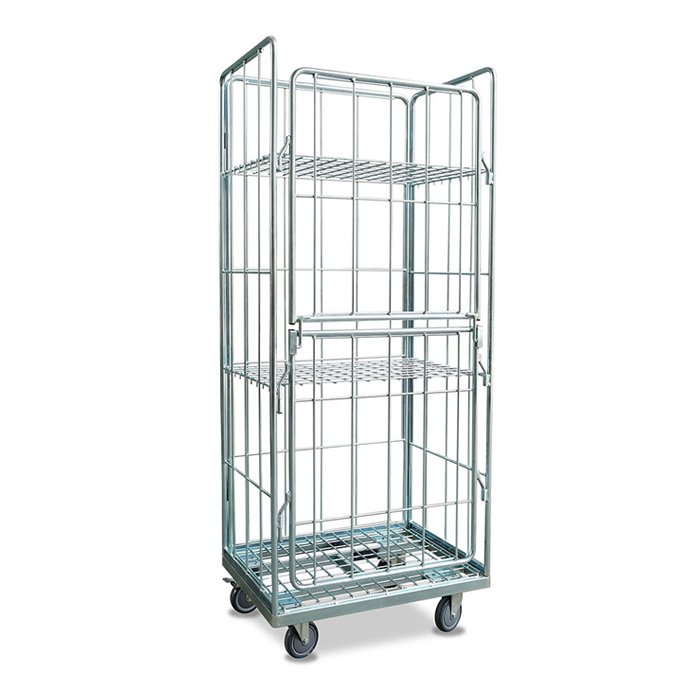 4 Side Cage Trolley | Industrial Material Handling