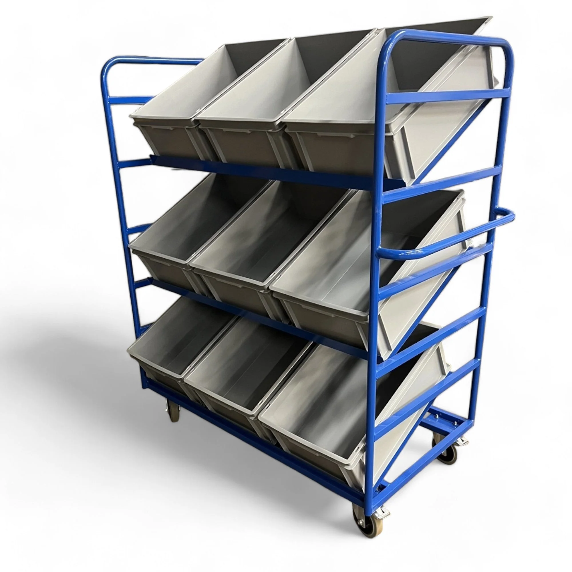 Order Pickup Trolley | Industrial Material Handling