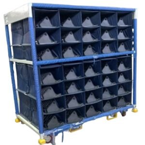 Garments Display Storage Trolley | Industrial Material Handling