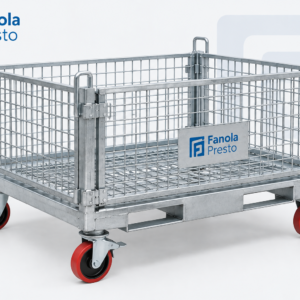 Mobile Wire Mesh Pallet | Industrial Warehouse Solution
