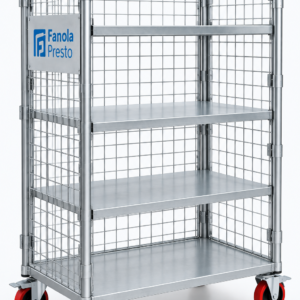 Shelving Roll Cage Trolley | Industrial Material Handling