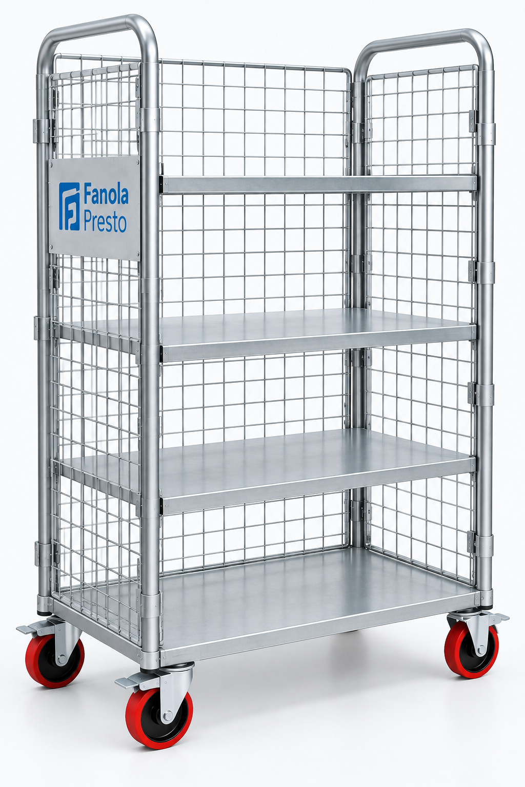 Shelving Roll Cage Trolley | Industrial Material Handling